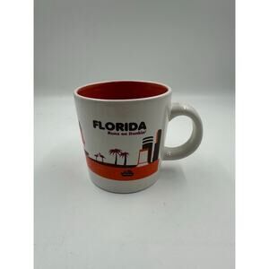 DUNKIN DONUTS COFFEE MUG CUP FLORIDA 2012 Space Shuttle Collector Mug CERAMIC